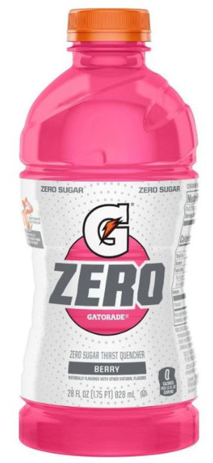 Gatorade Zero Berry Sports Drink - 28 Fl Oz Bottle, Quantity Of 4