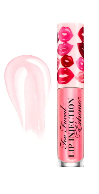 Too Faced Lip Injection Extreme Bubblegum Yum Deluxe Travel Size .10oz