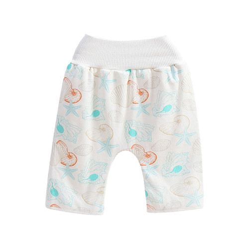 Julying 2 In 1 Comfy Waterproof Absorbent Washable Nappy Pants Children Baby Pure Cotton Diaper Skirt Shorts
