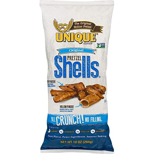 Unique Pretzel Shells -- 10 Oz Pack Of 4