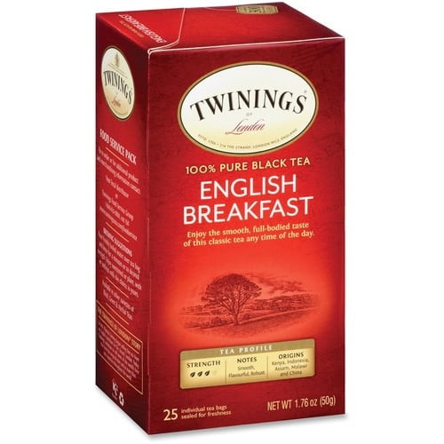Twinings English Breakfast Black Tea Black Tea - English Breakfast - 25 Cup - 25 / Box