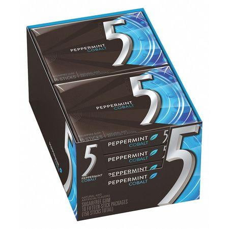5 Gum Peppermint Cobalt Sugar-free Gum (10 Pk.)
