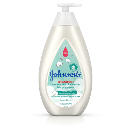 Johnson's Cottontouch Newborn Baby Wash & Shampoo, 27.1 Fl. Oz