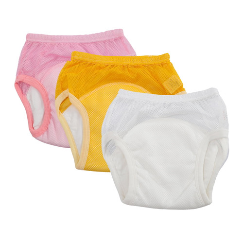 Nuolux 3pcs Baby Cotton Training Pants Breathable Toddler Potty Training Underwear