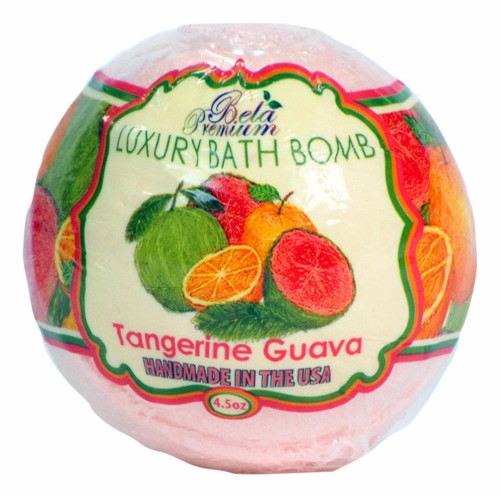 Bela Premium Luxury Bath Bomb - 4.5 Oz. (tangerine Guava)