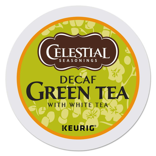 Celestial Seasonings Decaf Green Tea, K-cup Portion Pack For Keurig K-cup Brewers, 24-count