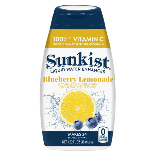 Sunkist Vitamin C Liquid Water Enchancer - Blueberry Lemonade