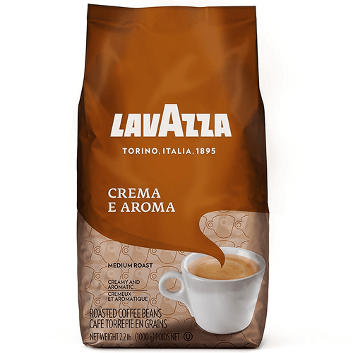 Lavazza Crema E Aroma Whole Bean Coffee Blend, Medium Roast, 35.2 Ounce Bag