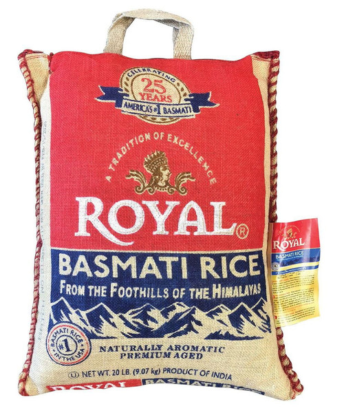 Royal Basmati Rice 20 Lbs.