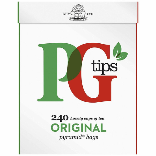 Pg Tips Original British Pyramid Black Tea Bags, 240 Count