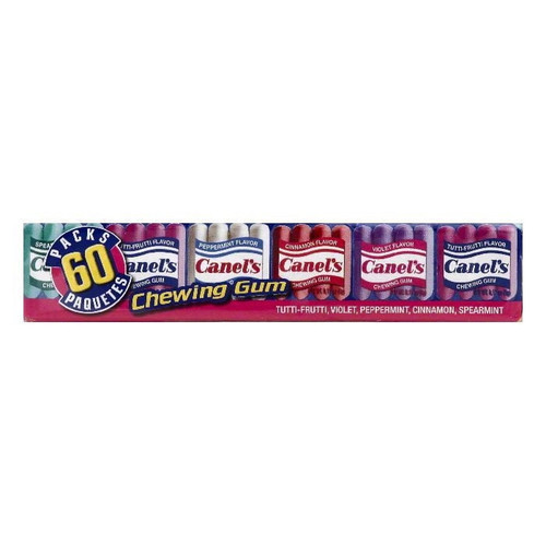 Canel's 4p Chewing Gum Fun Pack, Original, 4 Ct, 60 Pk