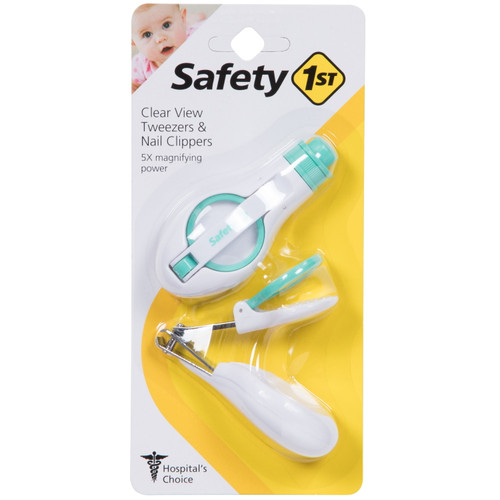 Safety 1ˢᵗ Clear View Clippers/tweezer Set, Arctic