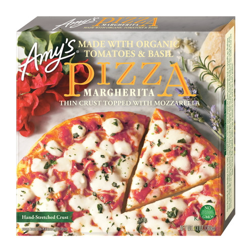 Amy's Margherita Frozen Pizza, Full Size, 13oz Box (frozen)