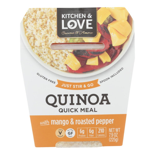 (6 Pack) Cucina And Amore Quinoa Meals Mango And Jalapeno, 7.9 Oz (cooked)