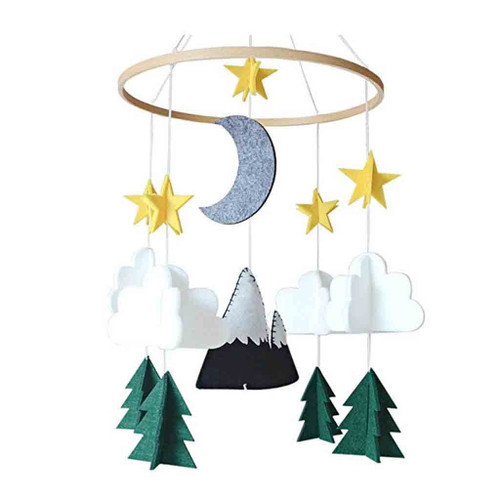 Lovehome Boys/girls Baby Crib Mobile Woodland Night Nursery Mobile Decoration Felt