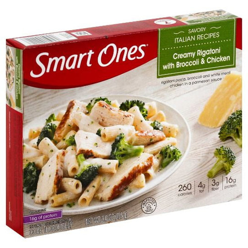 Smart Ones Italian Recipes Creamy Rigatoni Broccoli & Chicken 9oz (pack Of 12)