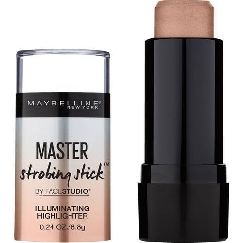Maybelline Facestudio Master Strobing Stick Illuminating Highlighter, Medium - Nude Glow, 0.24 Oz