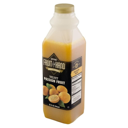 Oregon Fruit Passion Fruit Craft Puree, 32 Fluid Ounce - 6 Per Case.