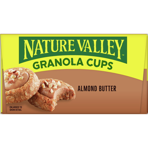 Nature Valley Granola Cups, Almond Butter, Snack Pouches, 12 Ct, 24 Cups