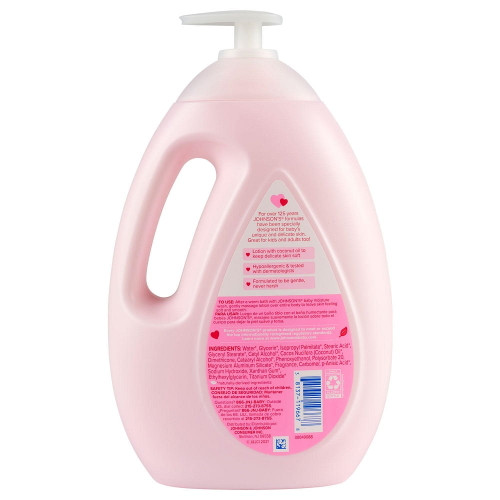 Johnson's Moisturizing Pink Baby Lotion With Coconut Oil 33.8 Fl. Oz.