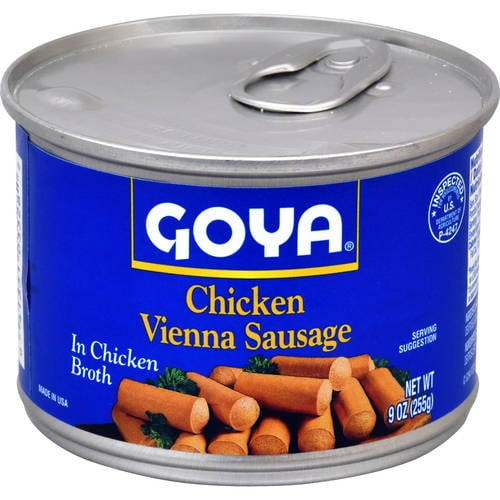 Goya Chicken Vienna Sausage In Chicken Broth 9 Oz