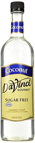 Da Vinci Sugar Free Syrup, Coconut, 750 Ml (glass)