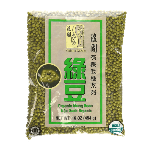 Chimes Garden Organic Mung Bean 16 Oz (454 G) - 随缘 有机栽种绿豆 454克