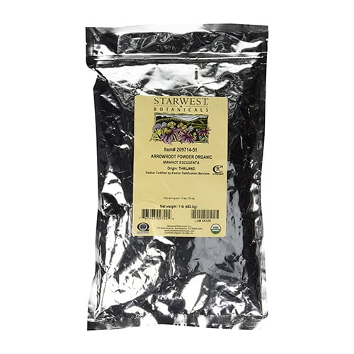 Starwest Botanicals Arrowroot Powder Organic, 1 Lb