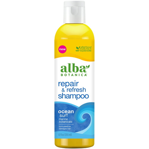 Alba Botanica Repair & Refresh Shampoo, Ocean Surf Marine Botanicals, 12 Fl Oz