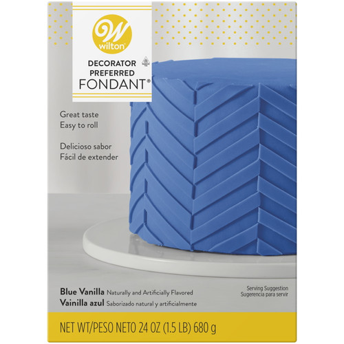 Wilton Decorator Preferred Blue Fondant, 24 Oz. Fondant Icing