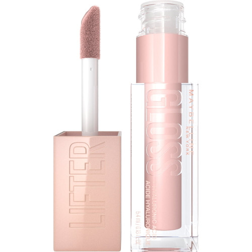 Maybelline Lifter Gloss Lip Gloss Makeup With Hyaluronic Acid, Ice, 0.18 Fl. Oz.