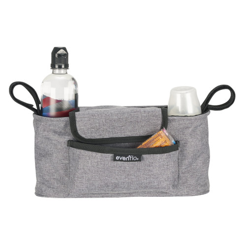 Evenflo Universal Stroller Organizer Accessory, Grey Melange