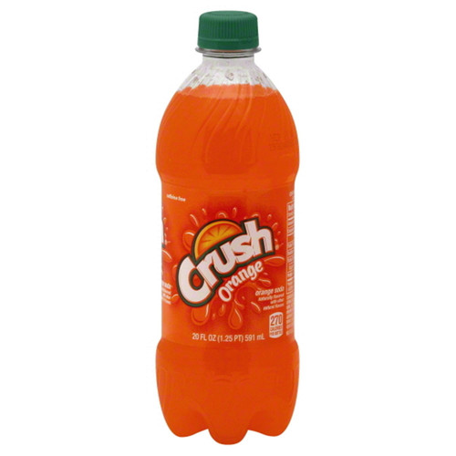 Crush Orange 20oz Soda Bottles (pack Of 16)