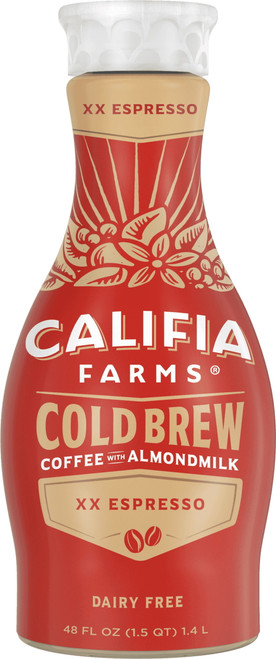 Califia Xx Espresso Cold Brew With Almond Milk, 48 Oz (pack Of 6)