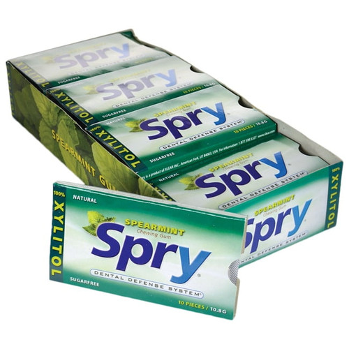 Xlear Spry Spearmint Chewing Gum - Sugar Free 20 Box