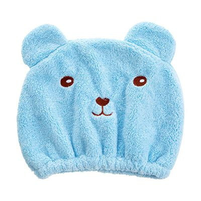 Akoada Absorbent Dry Hair Towel Cap Cartoon Cute Coral Fleece Hood Cap Shower Shower Cap Shampoo Spa Children Towel