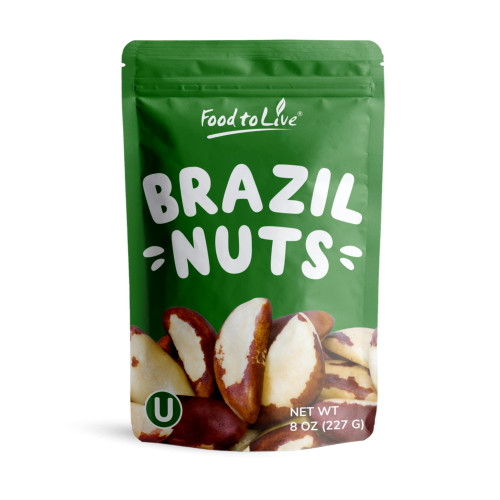 Brazil Nuts, Non-gmo Verified, 0.5 Pounds — Kosher, Raw, Vegan — By Food To Live