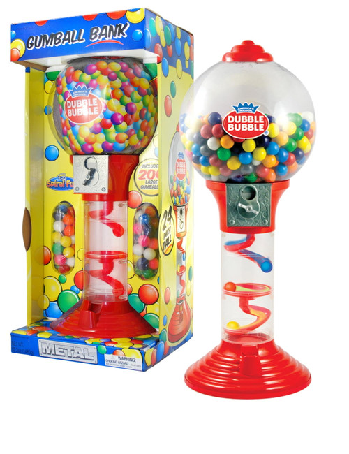 Dubble Bubble 24" Gumball Machine W/ 200pcs Gumballs