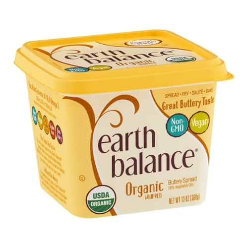 Earth Balance Organic Original Whipped Buttery Spread, 13 Ounce -- 12 Per Case.