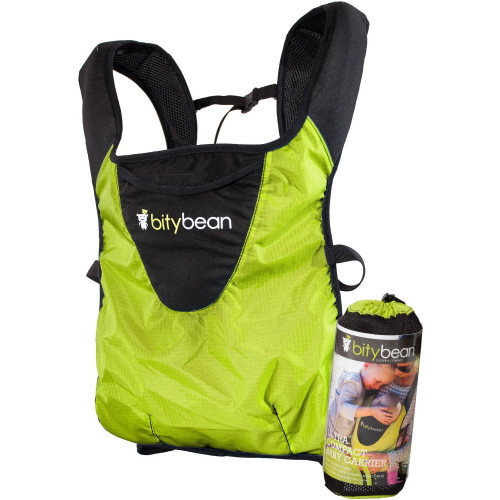 Bitybean Ultracompact Baby Carrier, Lime Green