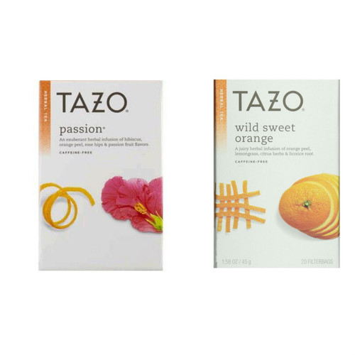 Tazo Passion And Wild Sweet Orange Tea Bundle