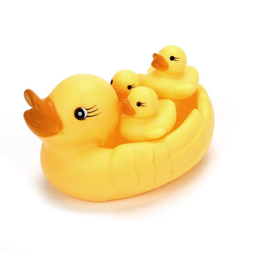 Tuscom Mummy & Rubber Race Squeaky Ducks Family Bath Toy Kid Game Toys