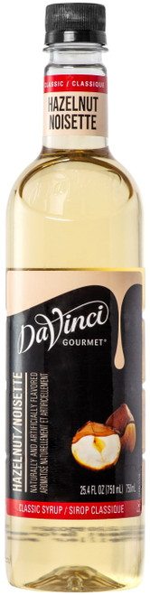 Davinci Gourmet Classic Syrup, Hazelnut (original), 750ml