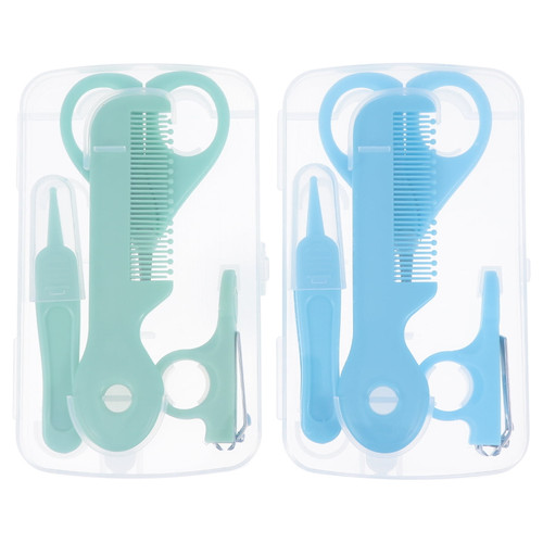 Hemoton 2 Sets Of Baby Manicure Tools Baby Nail Clippers Newborn Nail Grooming Accessory