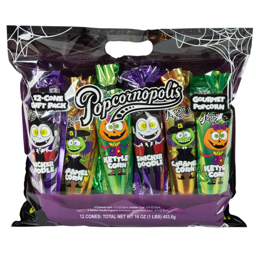 Popcornopolis 12-cone Halloween Gift Pack (16 Oz.)