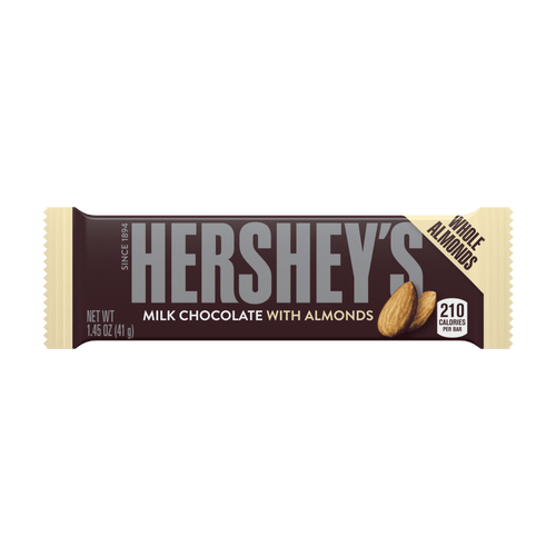 Hershey's, Milk Chocolate With Almonds Bar, 1.45 Oz