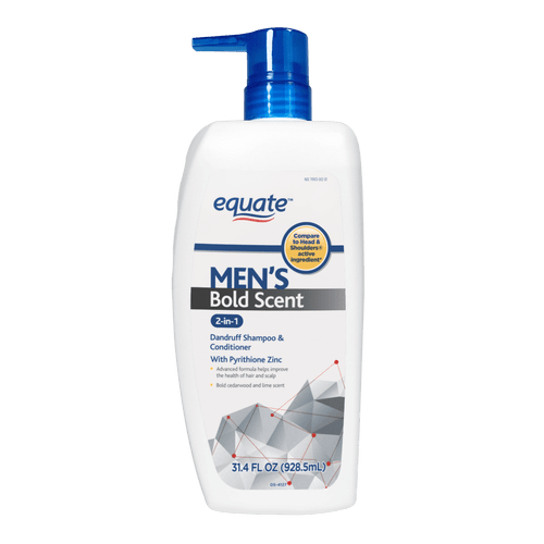 Equate Beauty 2 In1 Dandruff Shampoo And Conditioner With Pyrithione Zinc  Os Sport 31.4 Oz