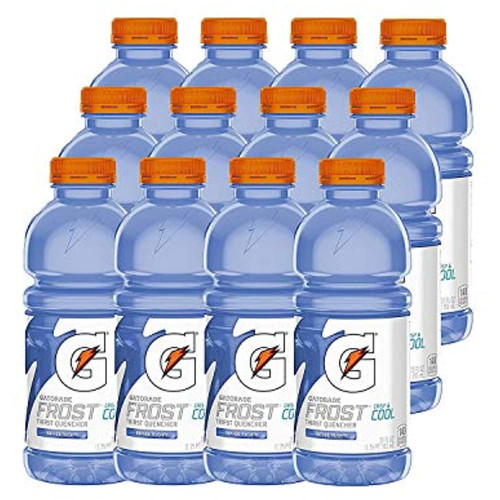 Gatorade Frost, Riptide Rush, 20 Ounce Bottles (pack Of 12)