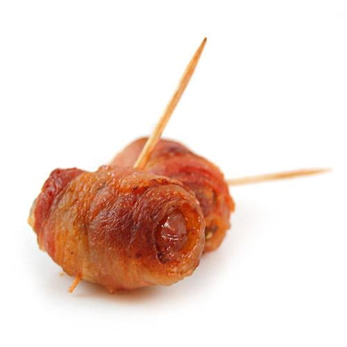 Frozen Bacon Wrapped Date - 200 Units (1 Oz Each) (12.5 Pound)