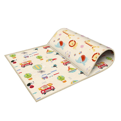 Yiwula Baby Play Mat Foldable Baby Crawling Mat Reversible Baby Play Gym Mat Non-slip